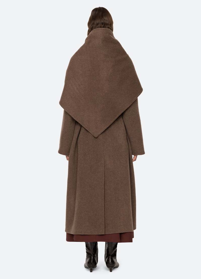 【SEA NY】Viv コート Sea NY Viv Coat - Brown/Pine | Garmentory