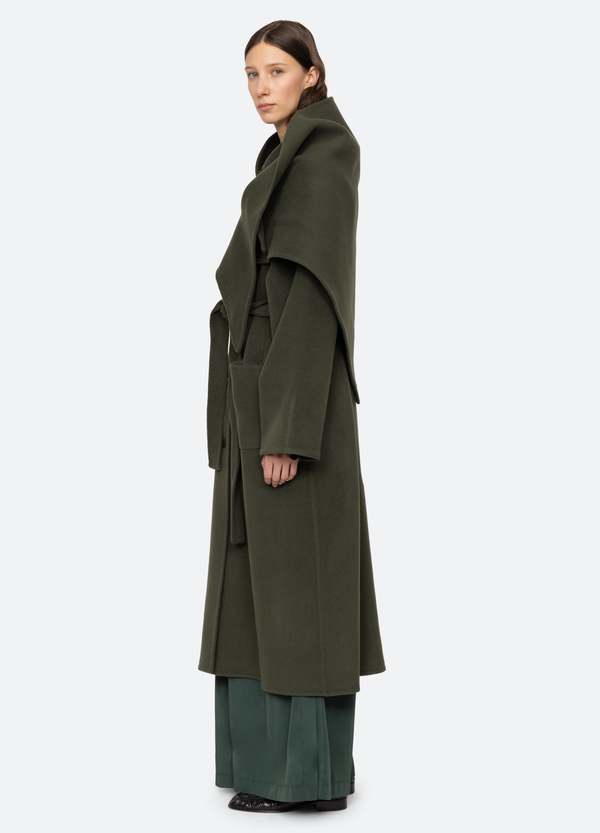【SEA NY】Viv コート Sea NY Viv Coat - Brown/Pine | Garmentory