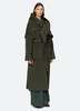 Sea NY Viv Coat - Brown/Pine - Thumbnail 14