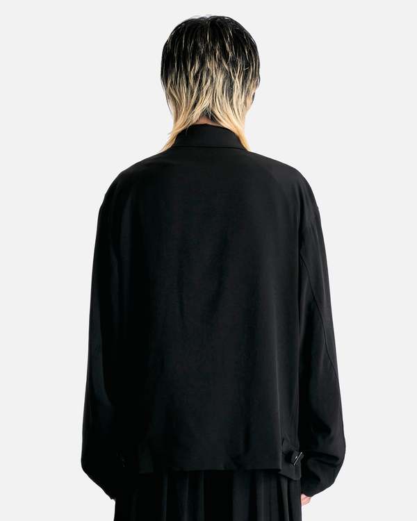 Yohji Yamamoto Pour Homme A Zipper Blouson - Black | Garmentory