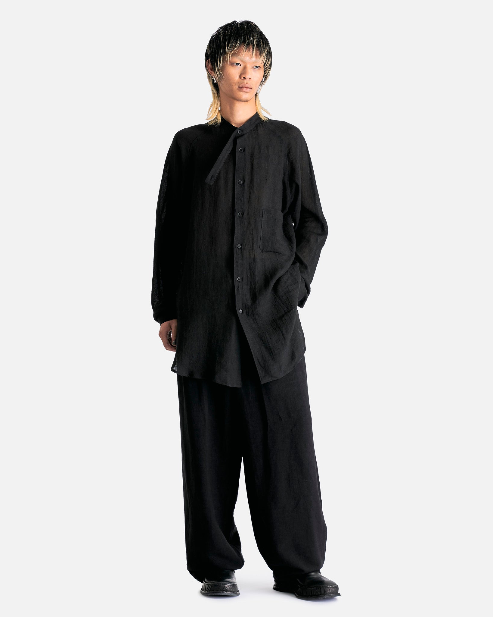 Yohji Yamamoto Pour Homme J Tab Pants - Black | Garmentory