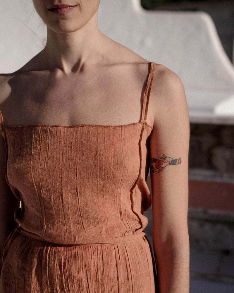 Baserange Shok Slip Top - Brick | Garmentory