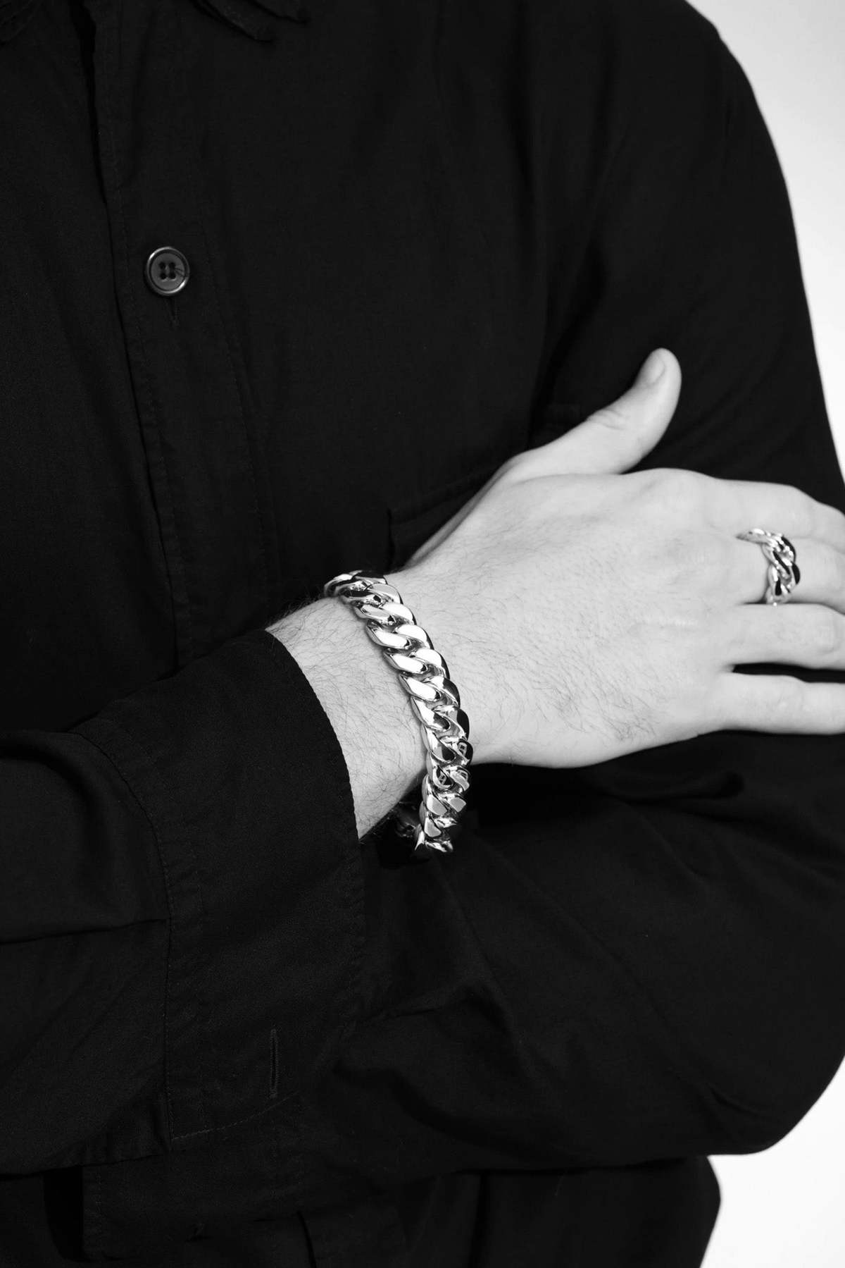 Tom Wood Slim Danny Bracelet - Silver | Garmentory