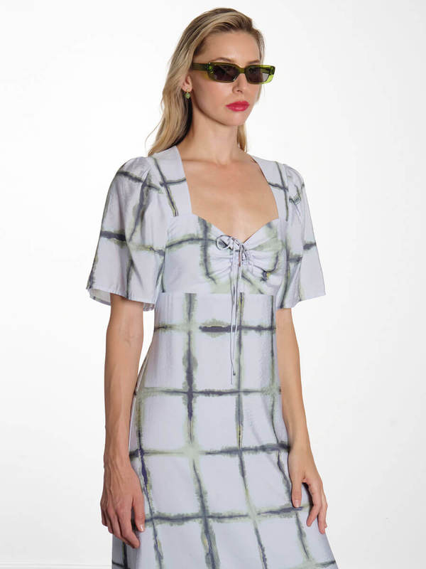 MESSY WEEKEND Grace Sunglasses - Green/Crystal