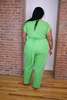 Rujuta Sheth Venus Wrap Jumper - Green Flash - Thumbnail 7