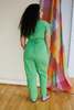 Rujuta Sheth Venus Wrap Jumper - Green Flash - Thumbnail 13