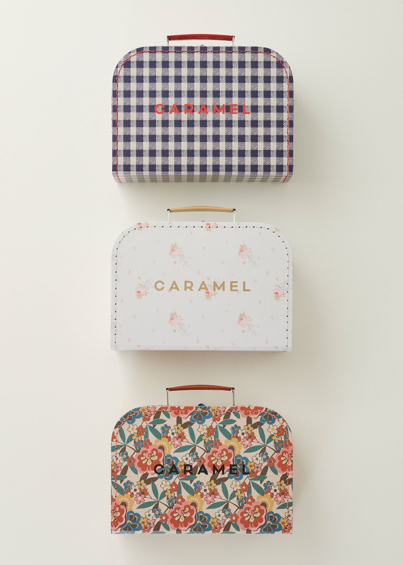 バッグ caramel SMALL SUITCASE - ROSE BOUQUET Caramel Small Suitcase - Rose Bouquet | Garmentory