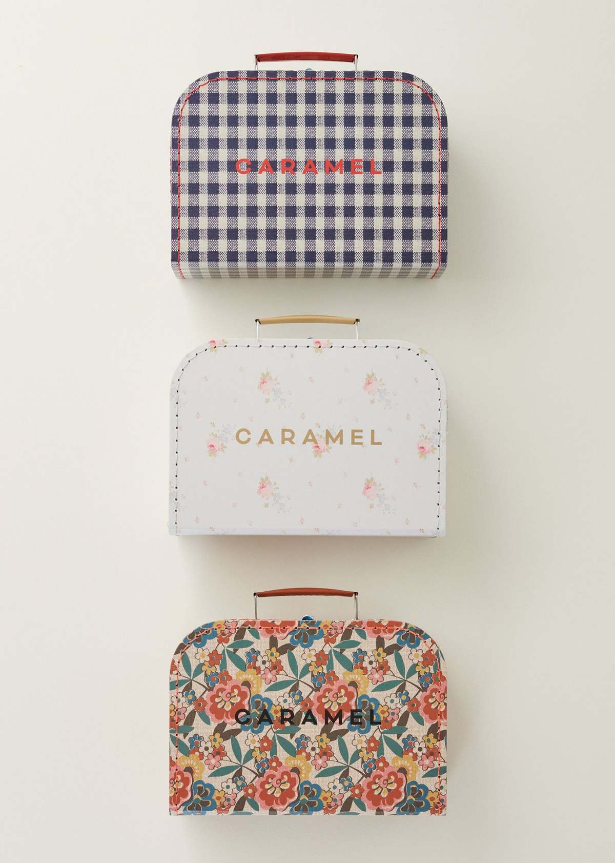 バッグ caramel SMALL SUITCASE - ROSE BOUQUET Caramel Small Suitcase - Rose Bouquet | Garmentory