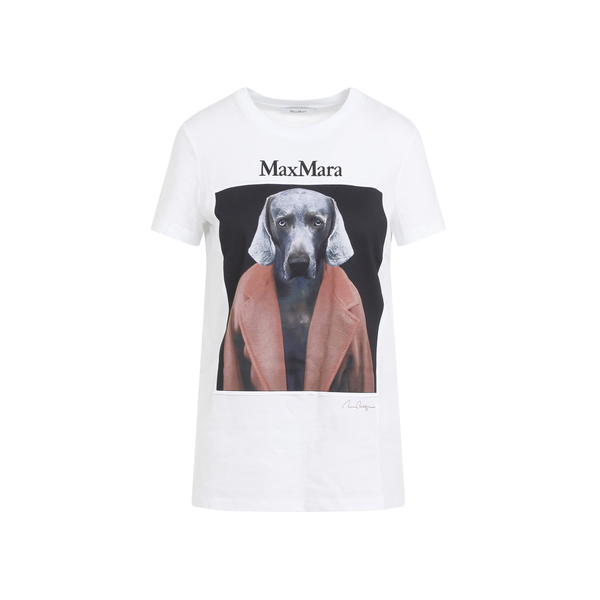 Max Mara Cipria Dog T Shirt - CAMMELLO | Garmentory