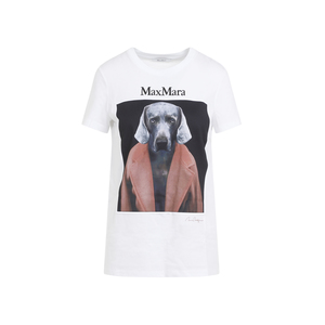 Max Mara Cipria Dog T Shirt - CAMMELLO | Garmentory
