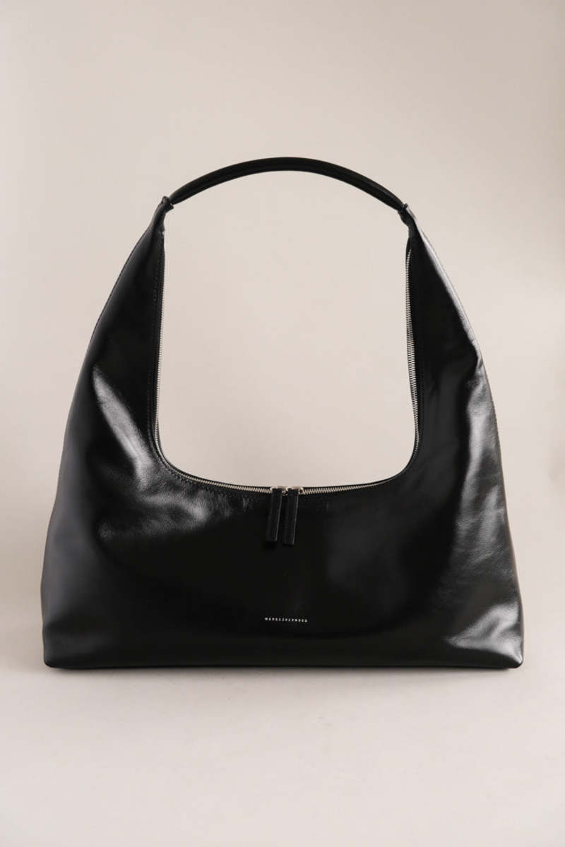 【MARGE SHERWOOD】 HOBO LARGE ★送料関税込み★ Marge Sherwood Large hobo bag brown pullup leather | PIPE