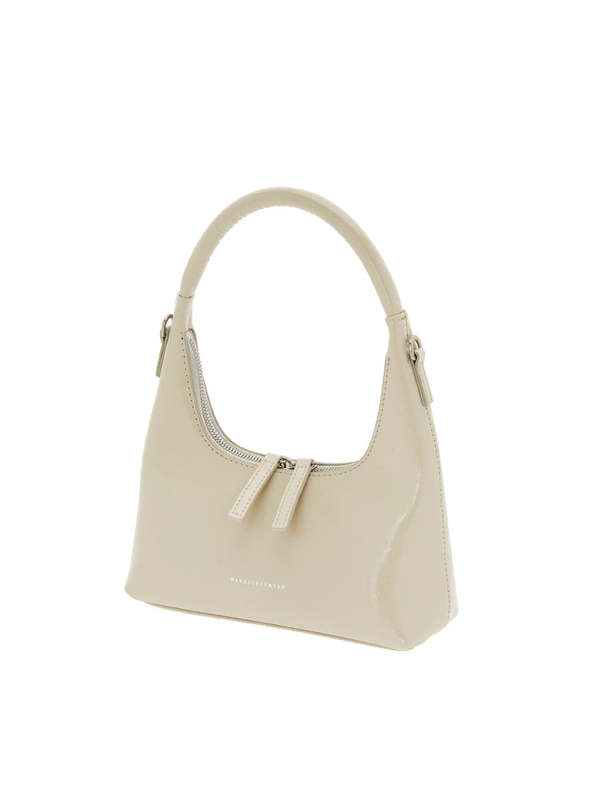Marge Sherwood Mini Hobo Strap Bag - Glossy Cream | Garmentory