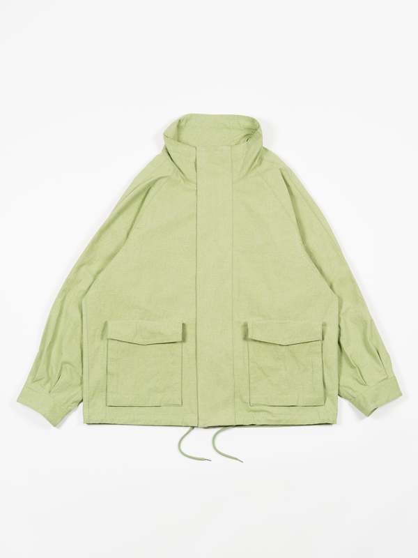 Auralee Washed Hard Twist Canvas Blouson - Green | Garmentory