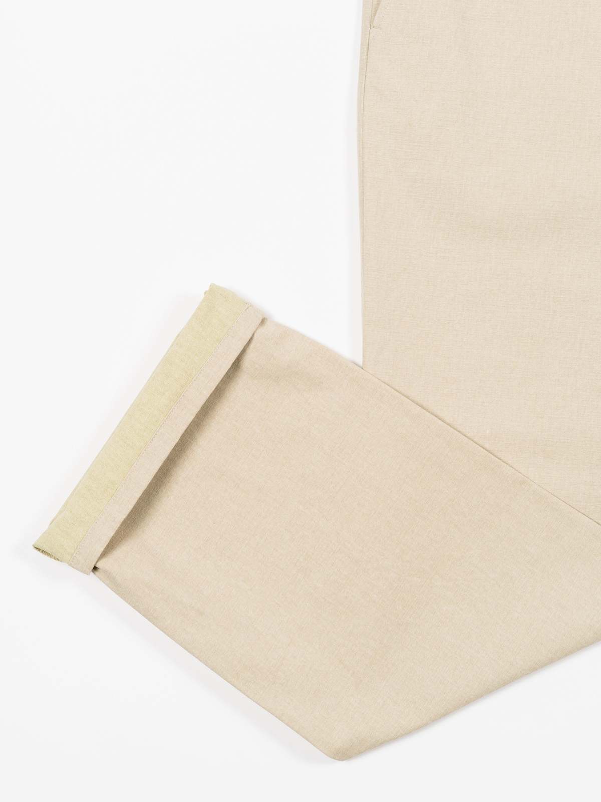 Auralee Washed Hard Twist Canvas Pants - Khaki Beige | Garmentory