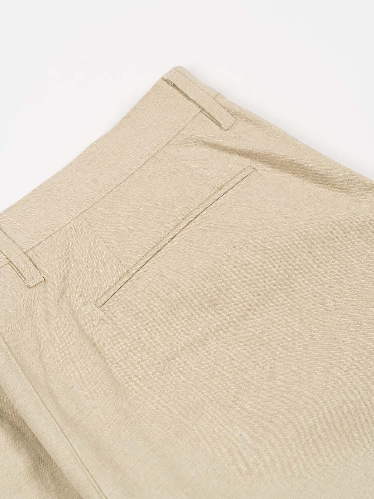 Auralee Washed Hard Twist Canvas Pants - Khaki Beige | Garmentory