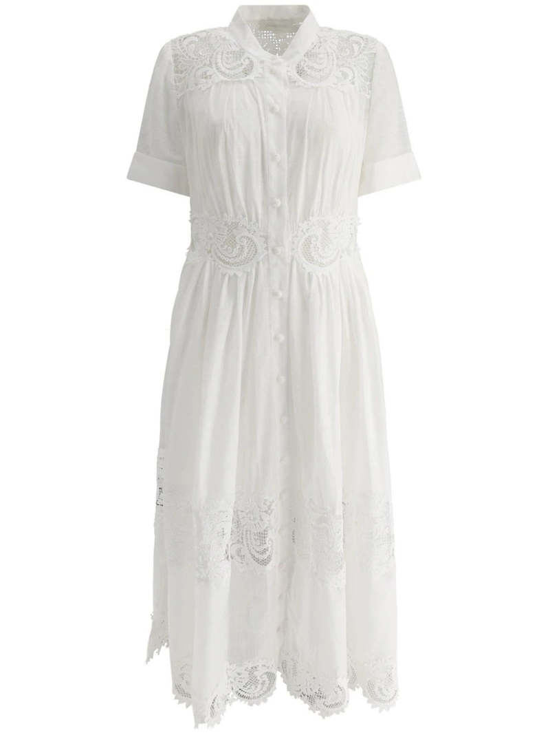 ZIMMERMANN ジマーマン ワンピース Lace midi dress974489 ZIMMERMANN ジマーマン ワンピース Devi lace midi dress812675