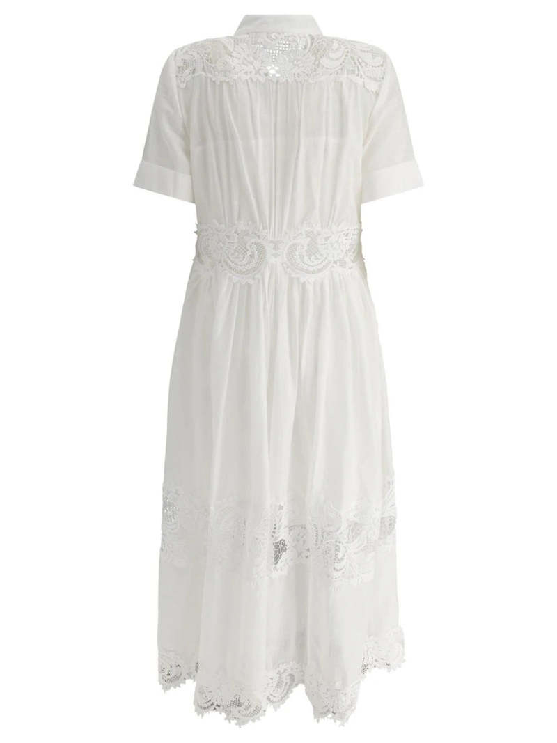 ワンピース ZIMMERMANN Woman Dress White 5146DSS253 CRMPLMFLO ZIMMERMANN Woman Dress White 5146DSS253 CRMPLMFLO