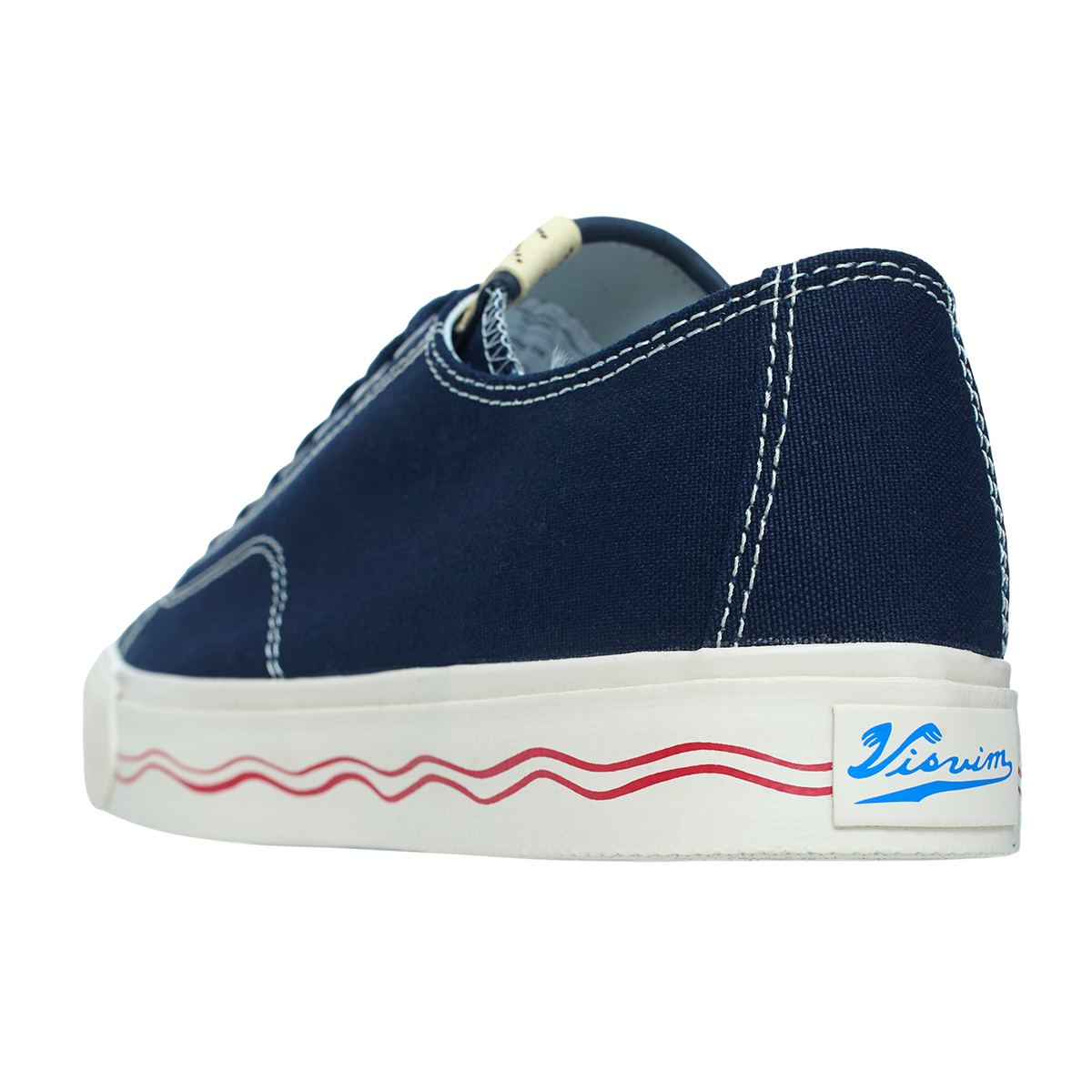 Visvim Seeger anvas sneakers - Navy Blue | Garmentory
