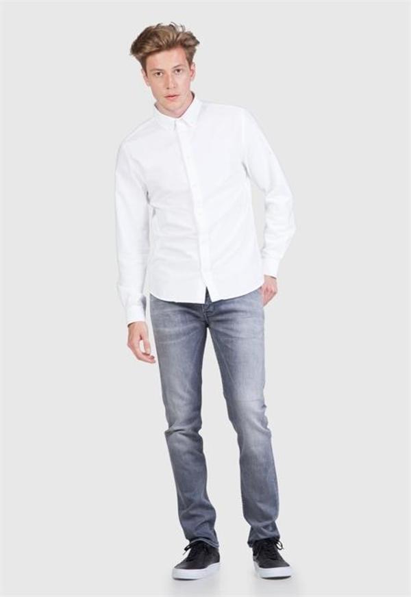 kings of indigo Enda Shirt white kings of indigo Enda Shirt white