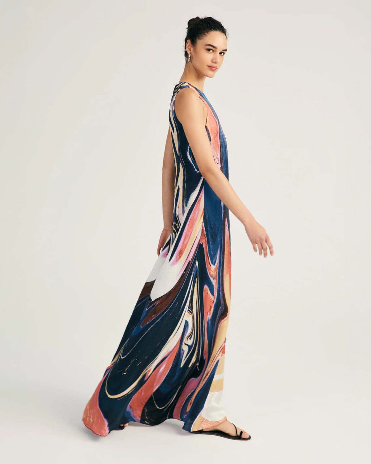 leopard print maxi wrap dress Neon Pink-Lilac Leopard Wrap-Tie Maxi-Dress