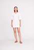 Staud Mini Vincent Dress - white - Thumbnail 1