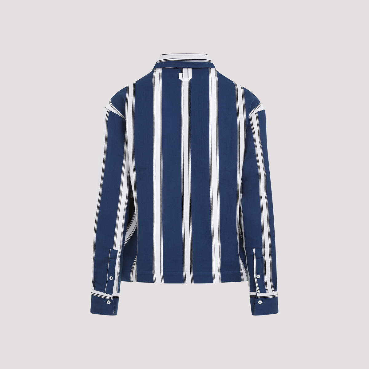 Jacquemus La Chemise Papier - Jacquard Logo Stripes White | Garmentory