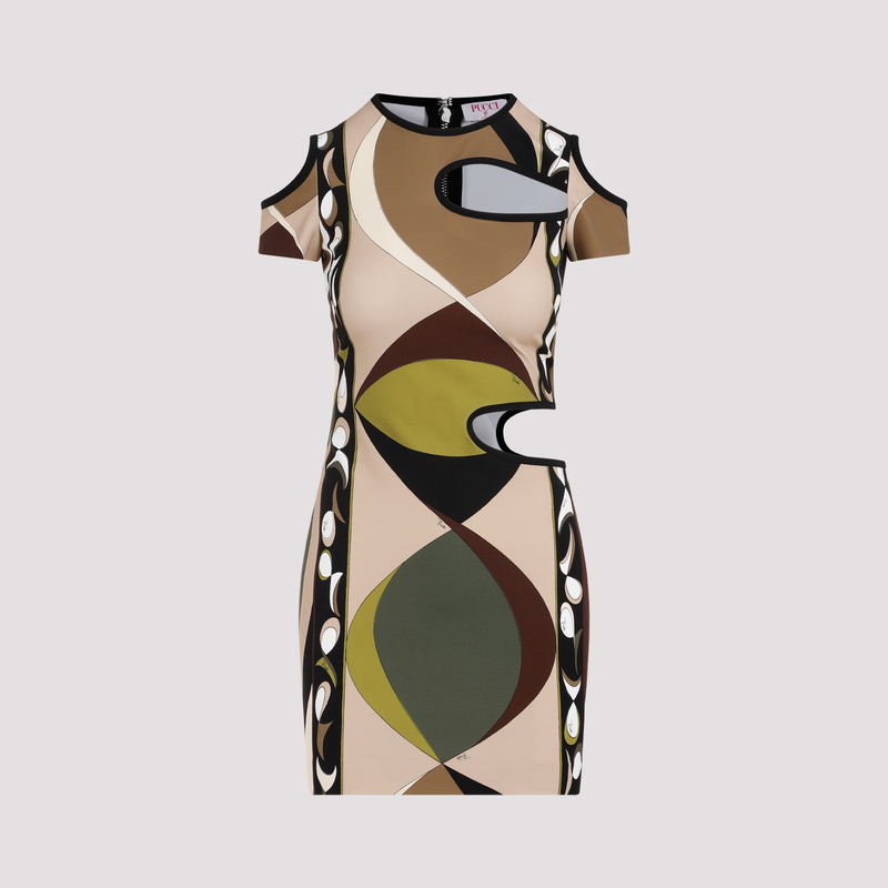 Pucci Mini Dress - Khaki Muschio | Garmentory