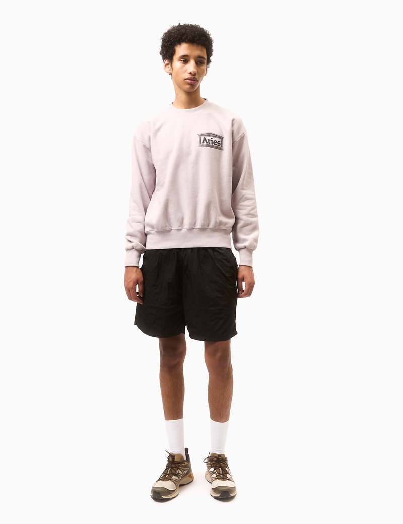 Aries Arise Aged Premium Temple Sweatshirt - Lilac | Garmentory