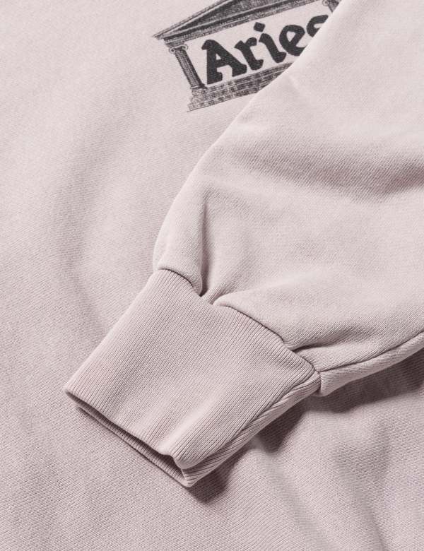 Aries Arise Aged Premium Temple Sweatshirt - Lilac | Garmentory Aries Arise Aged Premium Temple Sweatshirt - Lilac | Garmentory