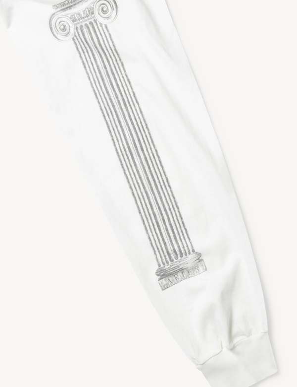 【ARIES】Time Machine LS Tee / Stained White Aries Time Machine L/S Tee | Apparel » Buy online now!