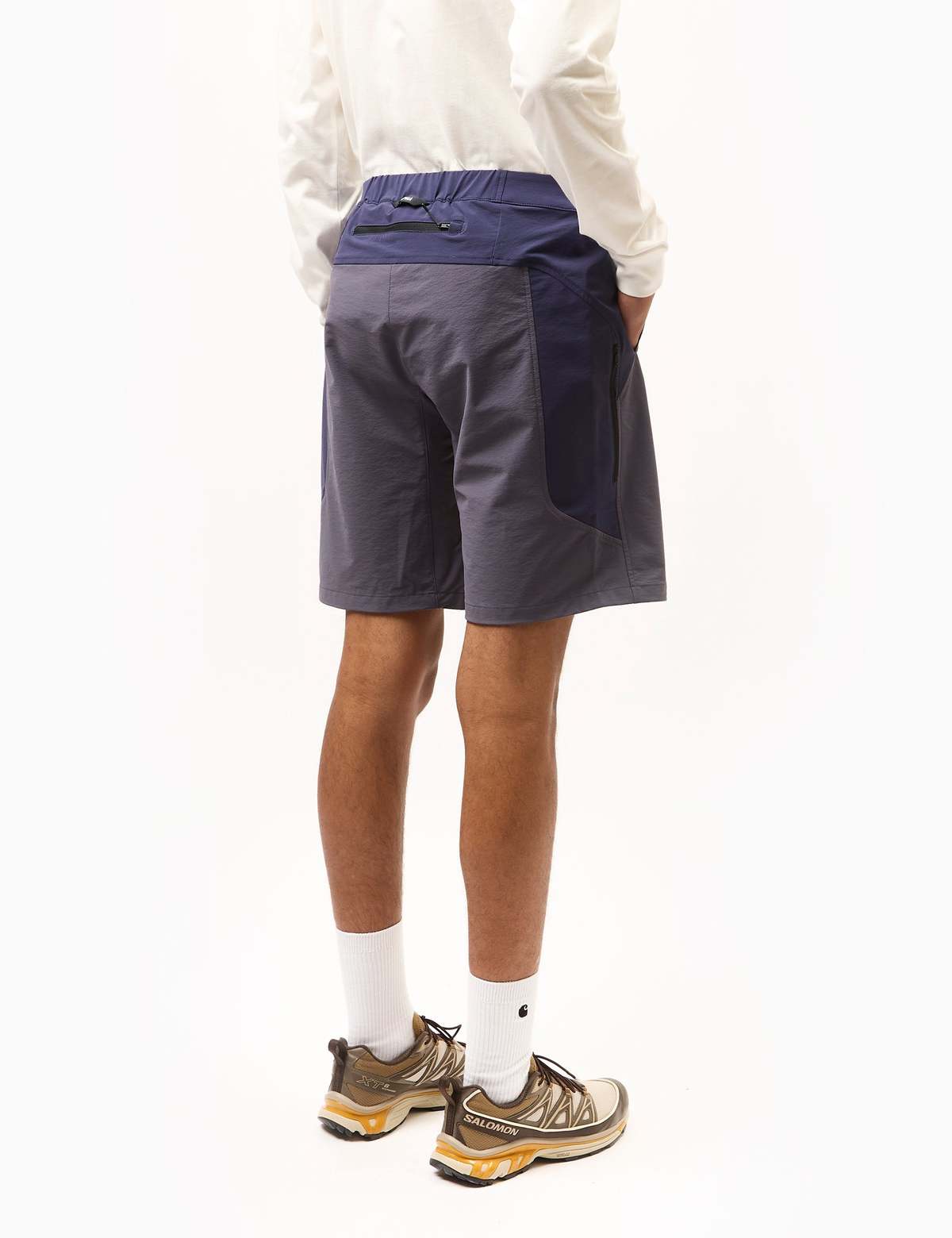 Rapha Men's Explore Shorts - Grey Purple/Navy Purple | Garmentory