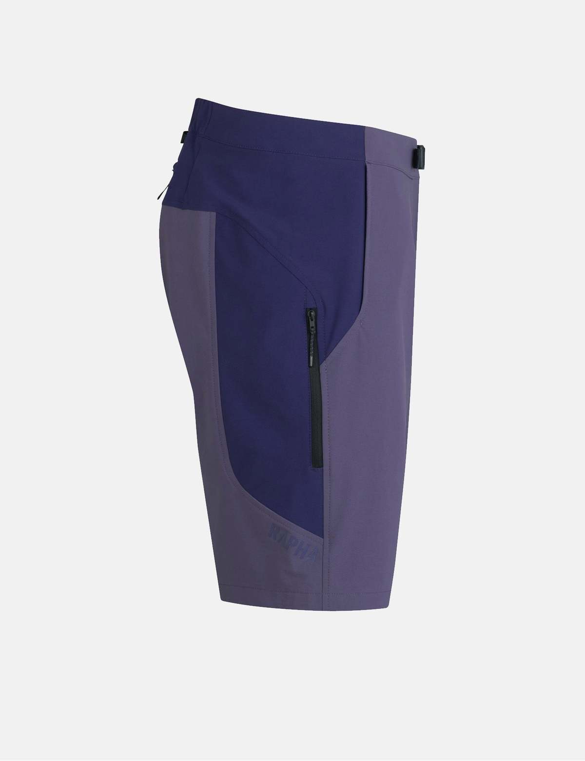 Rapha Men's Explore Shorts - Grey Purple/Navy Purple | Garmentory