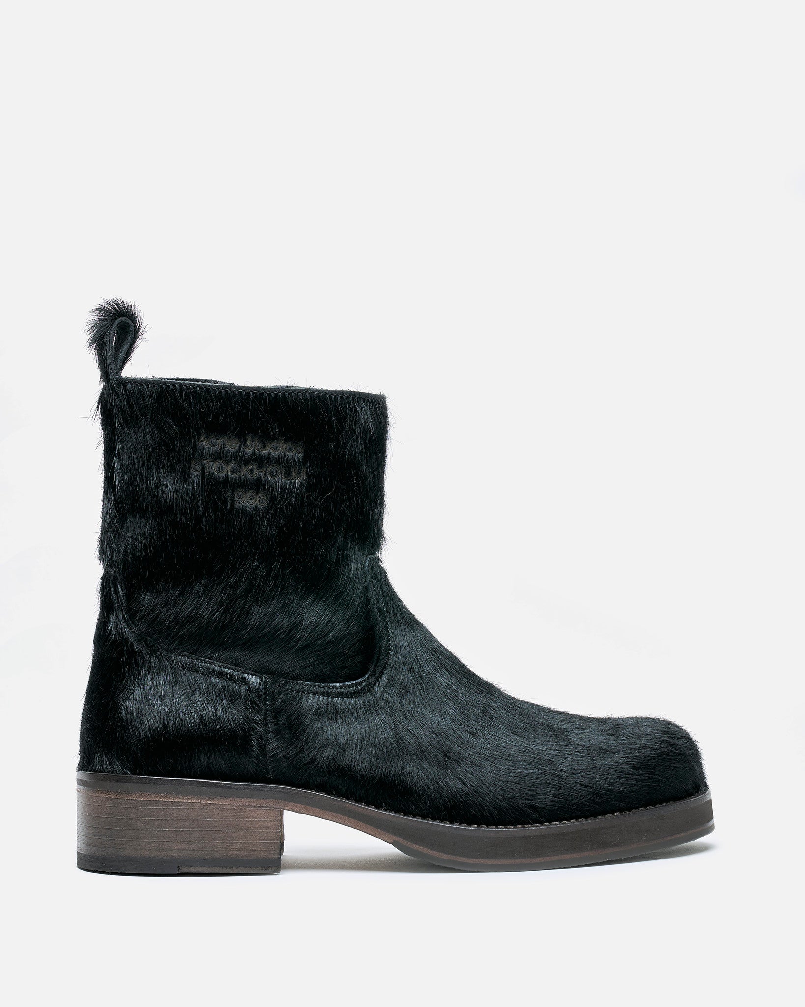 Acne Studios Besare Hairy Boot Black - Main Image