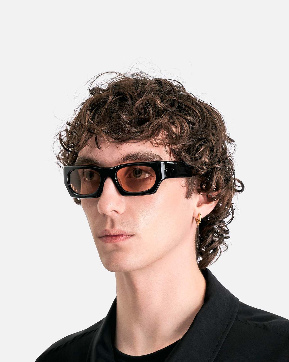 Port Tanger Kerewan Sunglasses - Black Acetate/Amber Lens | Garmentory