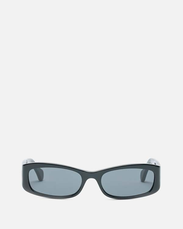 Port Tanger Leila Sunglasses - Black Acetate/Black Lens