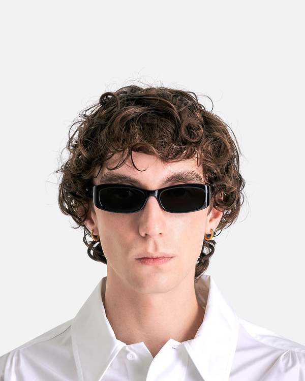 Port Tanger Leila Sunglasses - Black Acetate/Black Lens | Garmentory