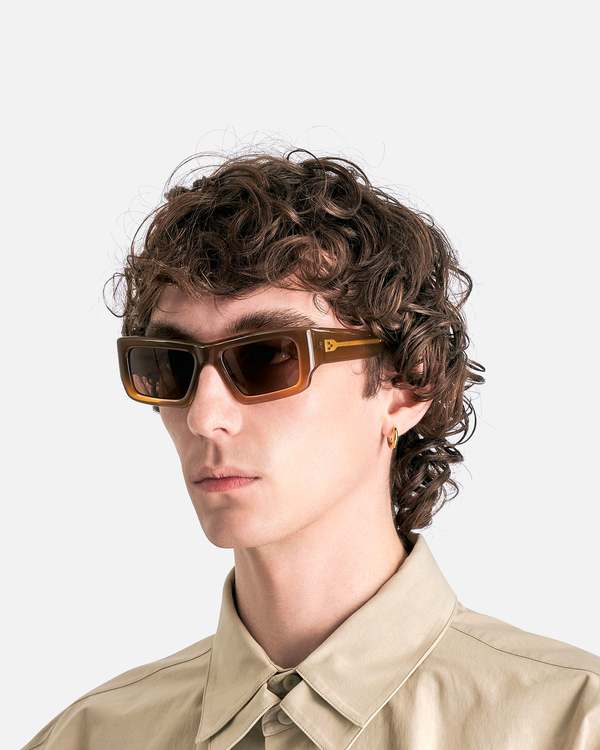 小物 PORT TANGER Sabea \"AMBER LENS\" Sabea Black Acetate/Amber Lens – SVRN