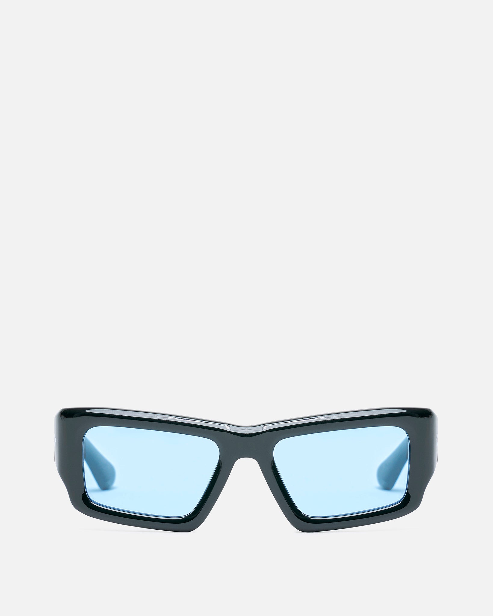 Port Tanger Sabea Sunglasses - Black Acetate/Rif Blue Lens