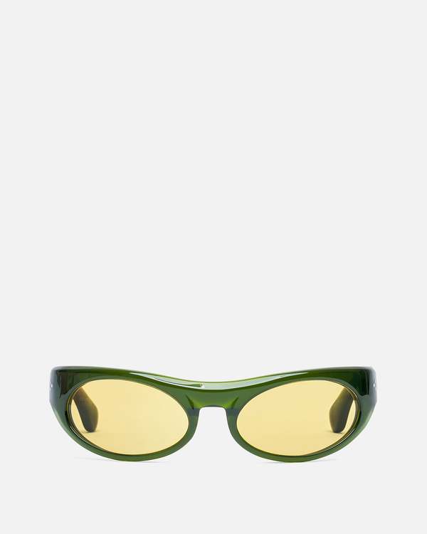 Port Tanger Touba Sunglasses - Cardamom Acetate/Warm Olive Lens