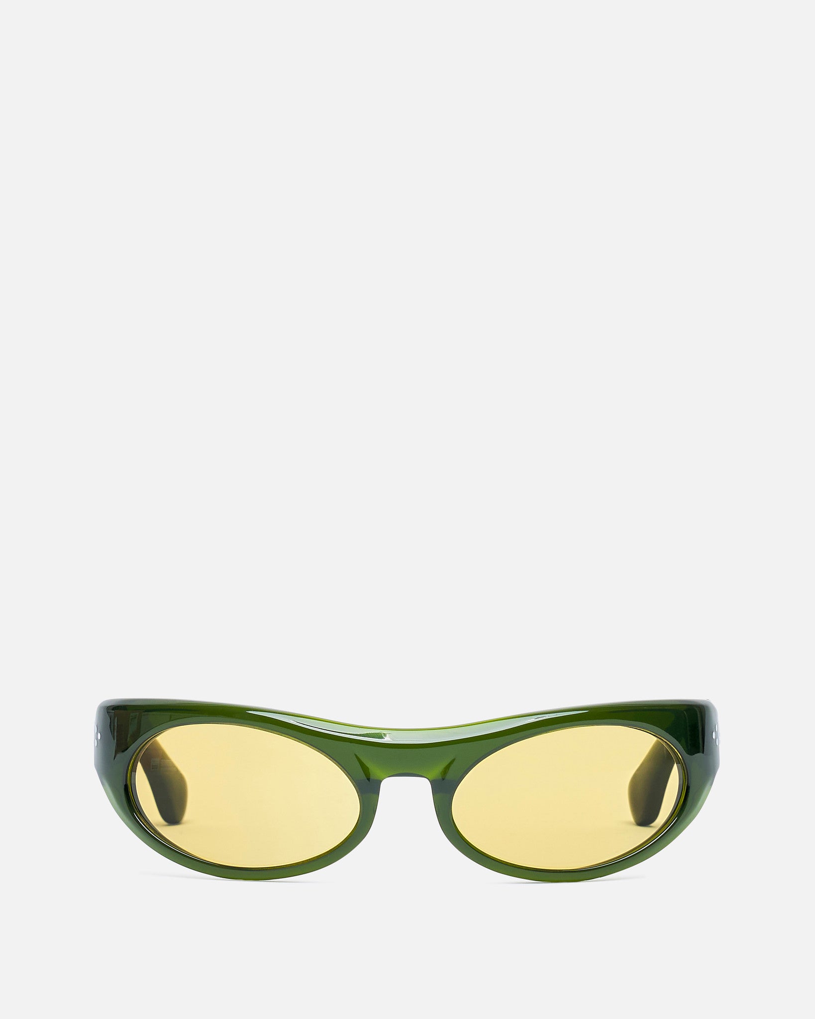 Port Tanger Touba Sunglasses - Cardamom Acetate/Warm Olive Lens