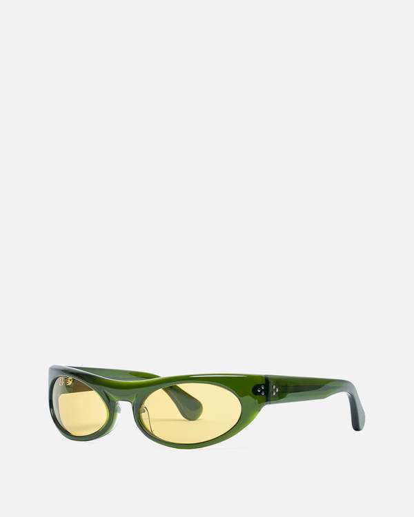 Port Tanger Touba Sunglasses - Cardamom Acetate/Warm Olive Lens