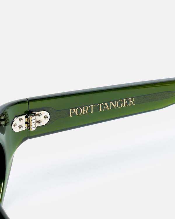 Port Tanger Touba Sunglasses - Cardamom Acetate/Warm Olive Lens