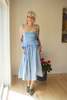 Eliza Faulkner Tessa Dress - Blue Linen - Thumbnail 1