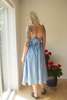 Eliza Faulkner Tessa Dress - Blue Linen - Thumbnail 3