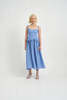 Eliza Faulkner Tessa Dress - Blue Linen - Thumbnail 8