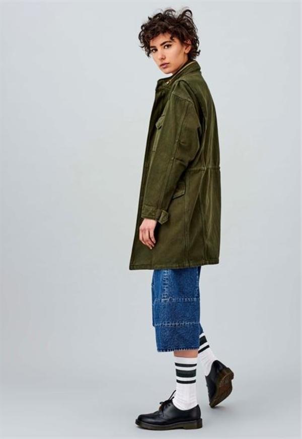 Kings Of Indigo Maria Long Jacket - Forest Night Kings Of Indigo Maria Long Jacket - Forest Night