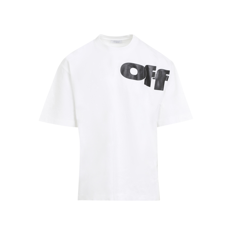Off-White Shared Logo Skate Short Sleeve Tee - WHITE BLACK