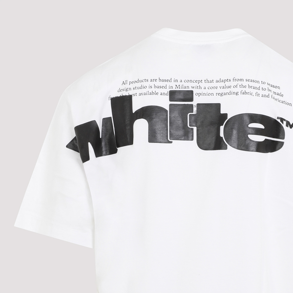 Off-White Shared Logo Skate Short Sleeve Tee - WHITE BLACK