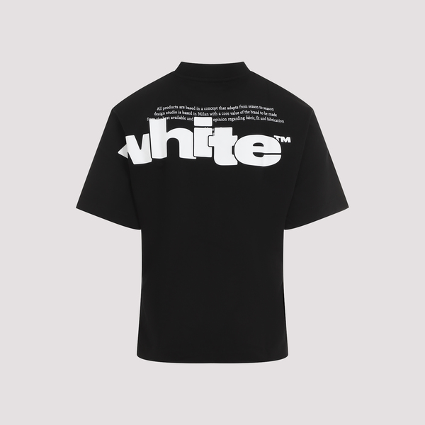 Off-White Shared Logo Skate Short Sleeve Tee - WHITE BLACK