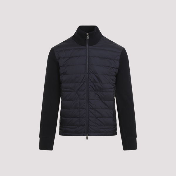 Moncler Cardigan Tricot Jacket - Navy Blue | Garmentory